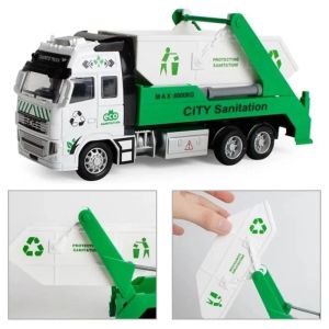 1:32 Đồ chơi trẻ em bằng hợp kim Xe cứu hỏa Xe Đầu Kéo Xe Rác Đồ Chơi Mô Hình Bé Trai