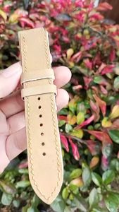 Strap Tali Jam Kulit Sapi Crazy Horse Warna Natural Garansi 1 Tahun
