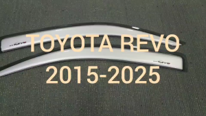 คิ้วกันสาดประตู กันสาด คิ้ว บรอนซ์็ โตโยต้า รีโว้ Toyota Revo 2ประตู ตอนเดียว หัวเดียว REVO 2015 2016 2017 2018 2019 2020 2021 2022 2023 2024 ใส่ร่วมกันได้ทุกปี A