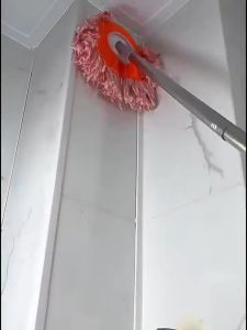 【Ready Stock】Sunflower Mop Adjustable Telescopic Removable Washable Super Cilia Superfine Car Wash Mop Damp Duster向日葵拖把