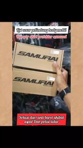 Lips Bumper Samurai Carbon Rubber Skirt Universal Pelindung Bemper Mobil Lips Bumper Skirt Protector