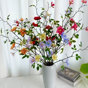 Artificial Camellia Flowers - Perfect Indoor Decoration for Living Room/Office