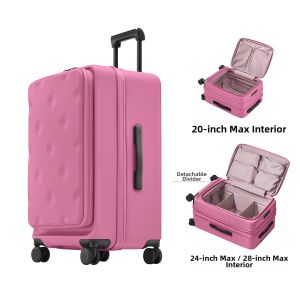 CHEECASE | Large Capacity Front-handle Lockable Carry-on & Checked Luggage