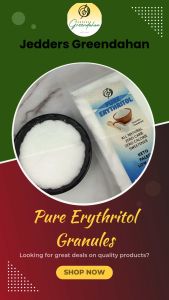 Greendahan Pure Erythritol Granules 1kg - Keto & Low Carb Friendly Sweetener NO MALTODEXTRIN