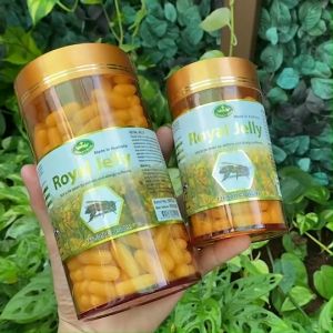 (มี QR code) Nature King Royal Jelly 1000mg (120Capsules) อาหารเสริม นมผึ้ง นําเข้าจากออสเตรเลีย
