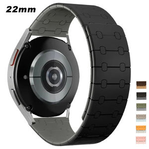 Nam châm Silicone Dây đeo dành cho Huawei GT 2 3 46mm 4 4 Pro 46mm dây đeo cổ tay watch3 GT2 2E cuối cùng 22mm Galaxy watch3 45mm bánh răng S3 ban nhạc cho cmf bởi không có gì xem Pro Vòng đeo tay