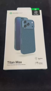 AMAZINGTHING Titan Max Drop Proof Magsafe Case for iPhone 17 Pro (6.3)/ 17 Pro Max (6.9) - Black/ Blue/ Hybrid Black