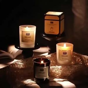 【Romantic Scented Candle】Fragrance Candle Aromatherapy Soy Wax Gift Aroma Relax Lilin Wangi Photography Props 香薰蜡烛