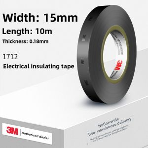 3M | Black Wide Insulation Waterproof Heat Resistant Strong Adhesive Electrician Tape