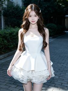 Chic Pretty Short-friendly Puff Skirted Summer Dress