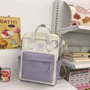 Fashionable Large Capacity Womens Backpack 2025 New Style Korean Japanese School Bag Computer Bag for Junior High School Students