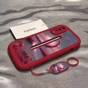 Iqoo Phone Case Silicone Frosted Full Cover Cute Cartoon Moon Ocean Design Anti-Fall Protection for Iqoo Vivo Mobile Phones