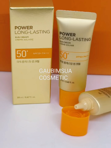 Minisize 20ml Kem chống nắng lâu trôi THE FACE SHOP Natural Sun Eco Power Long-Lasting Sun Cream Spf50