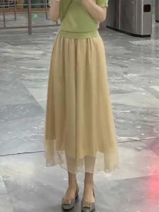 High Waist Drooping Silk Acetate Loose Pants Womens Summer New Arrival Small Culottes Best Selling Cropped Pants