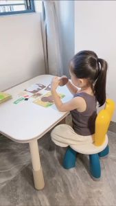 สติ๊กเกอร์ตัดปะสามมิติ EVA สำหรับเด็ก 12 ชิ้น พร้อมปากกาและกระดาษพิมพ์ 2 ชิ้น แบบ DIY สร้างสรรค์