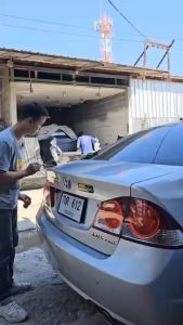 Đuôi Gió Honda Civic 2005 2006 2007 2008 2009 2010 2011 Mẫu Liền Cốp - Đuôi Gió Civic 2005/2011 Hàng Mộc Chưa Sơn