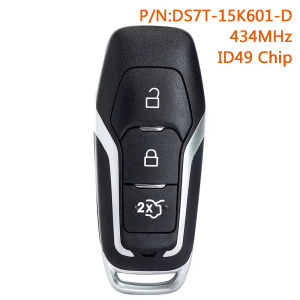 KEYECU DS7T-15K601-D Remote Key Fob for Ford Mondeo Edge S-Max Galaxy 2014 2015 2016 2017 2018 ID49 Chip 434MHz ASK