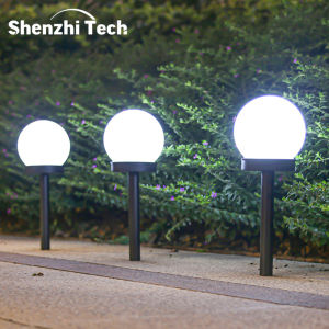 3Pcs Solar Sphere Lawn Light with Intelligent Light Control Path Lights for Garden Lawn Yard Patio