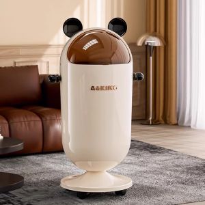 Thùng Rác Nhà Bếp Dung Tích Lớn Kiểu Dáng Hiện Đại Có Chân Cao Không Cần Cúi Người Di Động Dùng Trong Gia Đình Mẫu Mới 2025