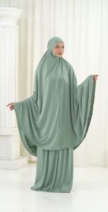 MUKENA POLOS DEWASA JERSEY PREMIUM