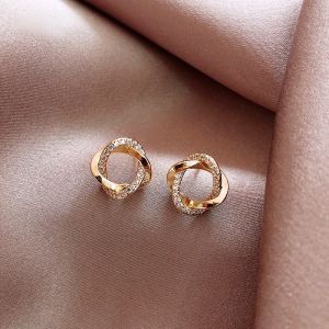 Golicc Korean Style Womens Earrings Elegant Unique Fashion Ear Studs Premium Quality Alloy Jewelry Fresh out New Model