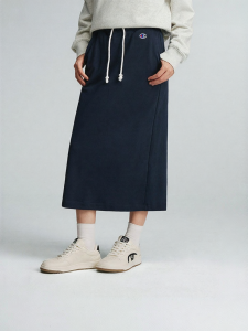 Champion | Knitted Pencil Skirt with Drawstring Straight Cut Women