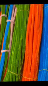 Multi Colored Fuzzy Wire Chenille 20 pcs Asssorted Colors