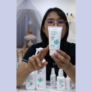 LITTLE SHIELD ครีมทาป้องกันผื่นผ้าอ้อม ทาผื่นคัน No-Mess Calamin-E Cream 60g.(0m+)