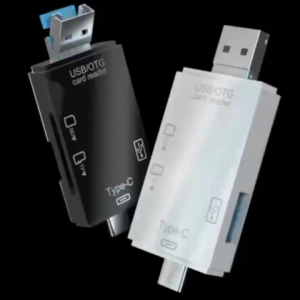 6-in-1 multifunctional USB type C/USB/micro USB/tf/SD smart storage card reader OTG flash drive card reader connecting to mobile phones and computers