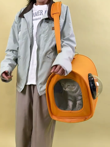 Smartpets Cat Bag for Going Out Portable Large-Capacity Cat Bag for Going Out Anti-Stress Pet Portable Cat Bag