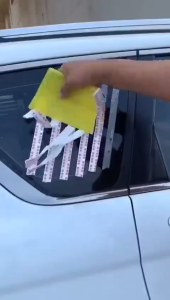 SUPERMARKET Sticker Remover Spray 300ml- Pembersih Bekas Lem Stiker Mobil & Motor - Cairan Penghilang Sisa Double Tape & Label Serbaguna