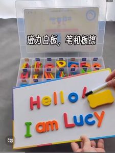 Learn ABC Magnetic For Kids 123 Magnetic Alphabet Number Set Letter Fridge Magnet Sticker Magnetic Blackboard Board Toys