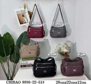 Tas selempang Wanita Chibao Kanvas CB8896-22 6sleting