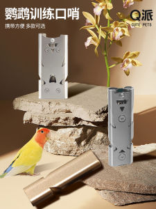 High Frequency Ultrasonic Metal Bird Training Whistle Convenient Portable Parrot Release Training Device Pet Supplies