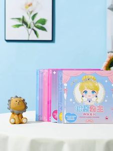 สมุดสติ๊กเกอร์ สติกเกอร์เจ้าหญิง สมุดระบายสี สมู่12 หน้า บางหน้า เจ้าหญิง 1 เล่ม สีพันติ สมู่ 2 หน้า ภาพสีทึกหน้า