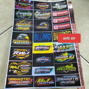 Stiker Sound System | Stiker Audio | Stiker Sound System Audio | Stiker Anti Air | Stiker Bahan Vinyl | Stiker Hologram