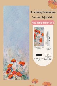sigedn | Thảm Yoga Chống Trượt Bằng Cao Su Thiên Nhiên