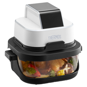 [China Plug Adapter Needed] Thermos | Household Small Visible Air Fryer Oven