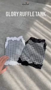 Glory Ruffle Tank - Baju Kucing dan Baju Anjing POMAPOO Premium Berkualitas