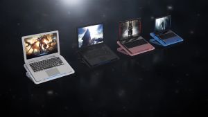 Cooling Pad Laptop Fan Portable 6 Fans LED Silent Cooler Foldable 17" Light Fan Adjustable Height
