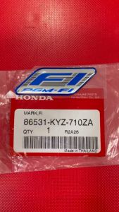 Tem chữ Fi màu xanh Nhập Honda Thailand