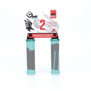 MEROCA | Tay Nắm Xe Đạp ODI AG2 Silicone Hai Màu Chống Trơn Trượt Thoải Mái Có Vòng Khóa Nhôm CNC Phụ Kiện Xe Đạp Bằng Hợp Kim Nhôm Và Cao Su