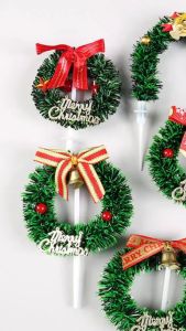Indo 1866 - Hiasan Kue Tema Natal / Cake Topper Merry Christmas