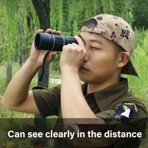 Professional Monocular Day Night Vision Telescope Outdoor HD Zoom Monocular Telescope Phone Camera Portable Hunting Camping Optical Lens Telescope