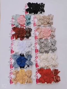 3Pcs/Set Baby Headbands For Baby Girls Bows Flower Kids Newborn Infant Hairband Turban Soft Nylon Hair Accessories