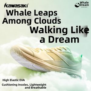 Kawasaki | Breathable Slip-Resistant Wear-Resistant Shock-Absorbing Retro Badminton Shoes