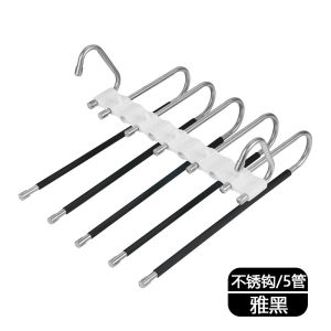 Magic Foldable Multi-layer Pants Hanger Home Use Wardrobe Storage Organizer Tool Seamless Pants Clamp Clothing Accessory