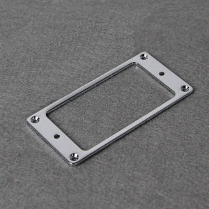 FLEOR | FLEOR Chrome Pickup Metal Frame Flat Electric Guitar Humbucker Pickup Mounting Ring