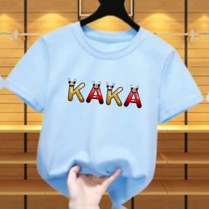 Baju Atasan Kaos Anak Cewek Cowok Kece Motif Dtf Kaka Kaos Oblong Anak Lengan Pendek 2-12 Tahun