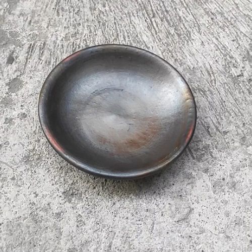 Cobek Tanah Liat Asli Cowek Coek Coet Cowet + Ulekan Munthu Ulegan - 17 cm